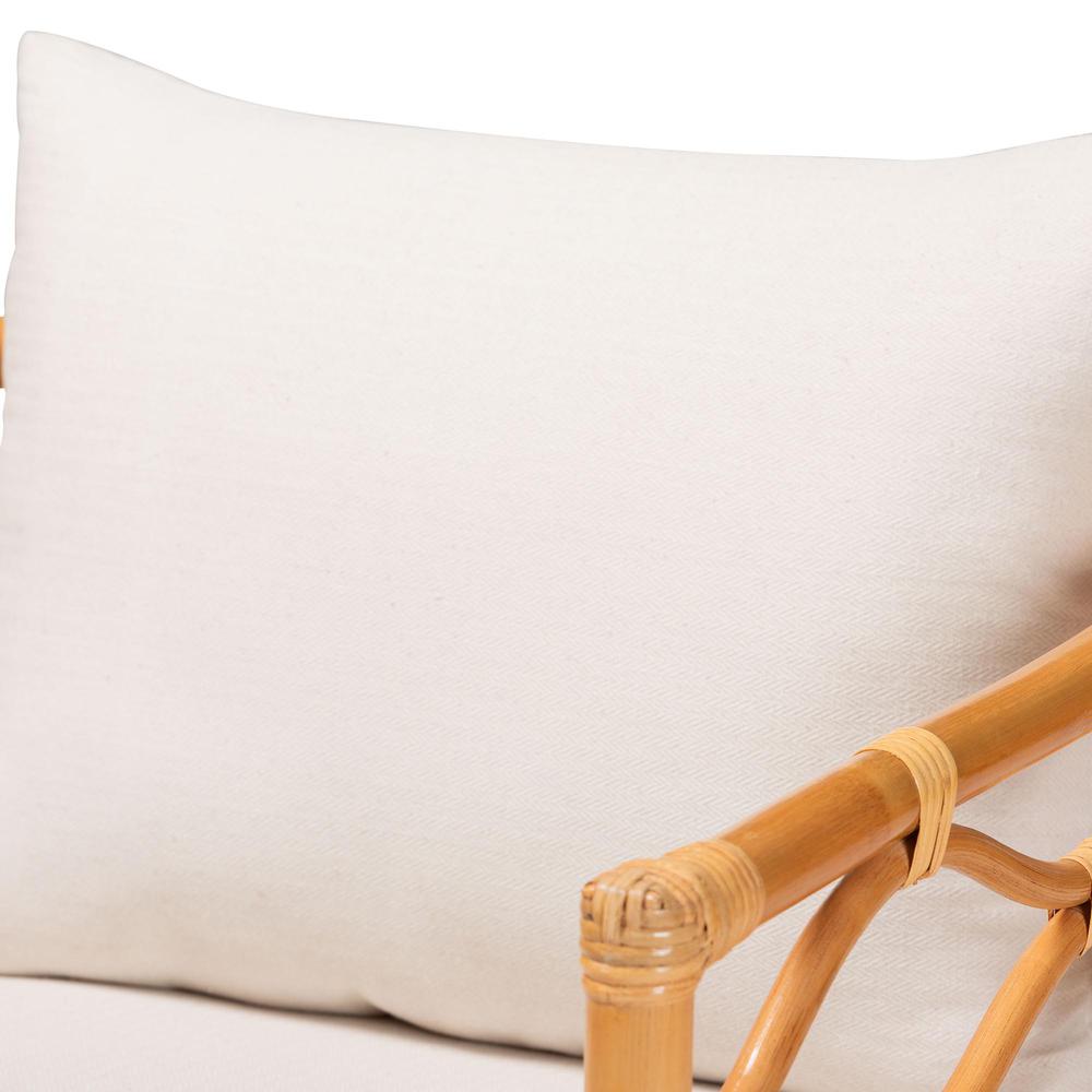 Acelynn Bohemian Light Honey Rattan Arm Chair
