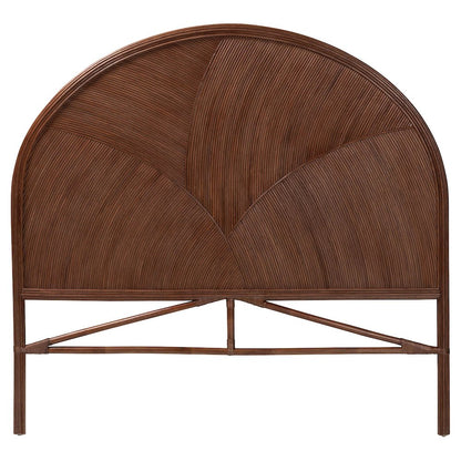 Seana Bohemian Dark Brown Rattan King Size Standalone Headboard