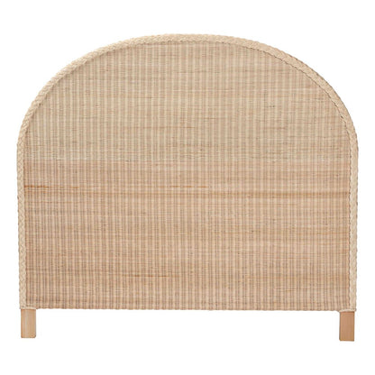 Lanica Japandi Sun Bleached Rattan Queen Size Standalone Headboard