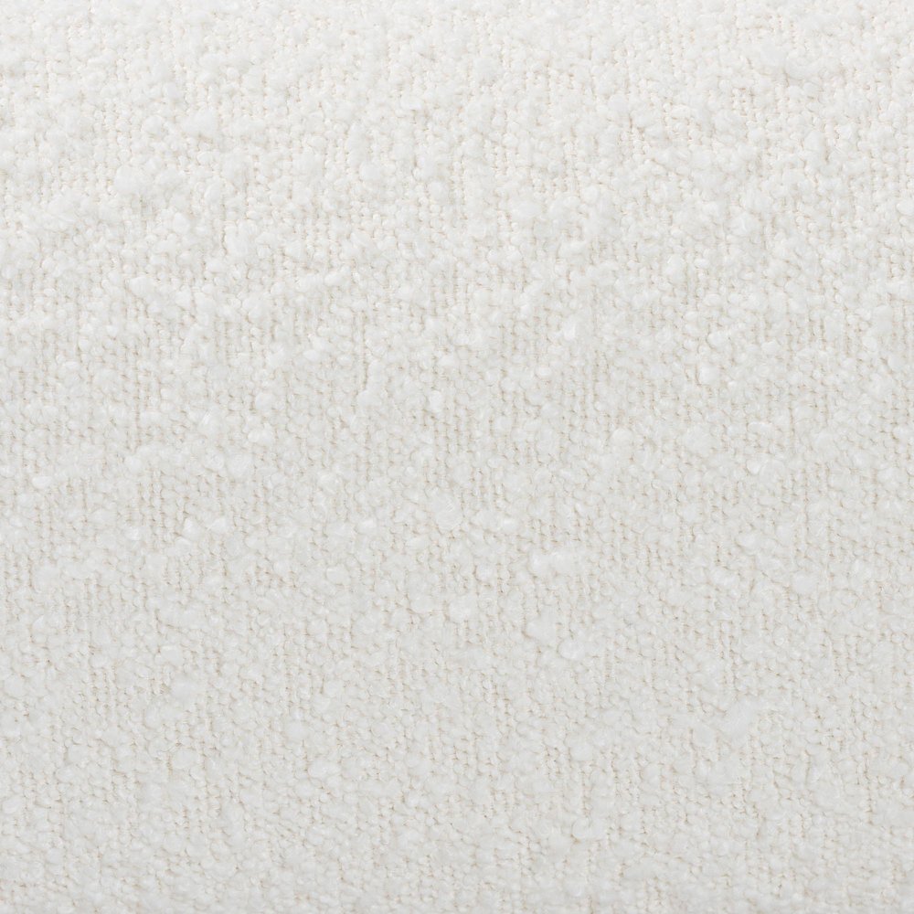 Vinicio Mid-Century Modern Cream Boucle King Platform Bed