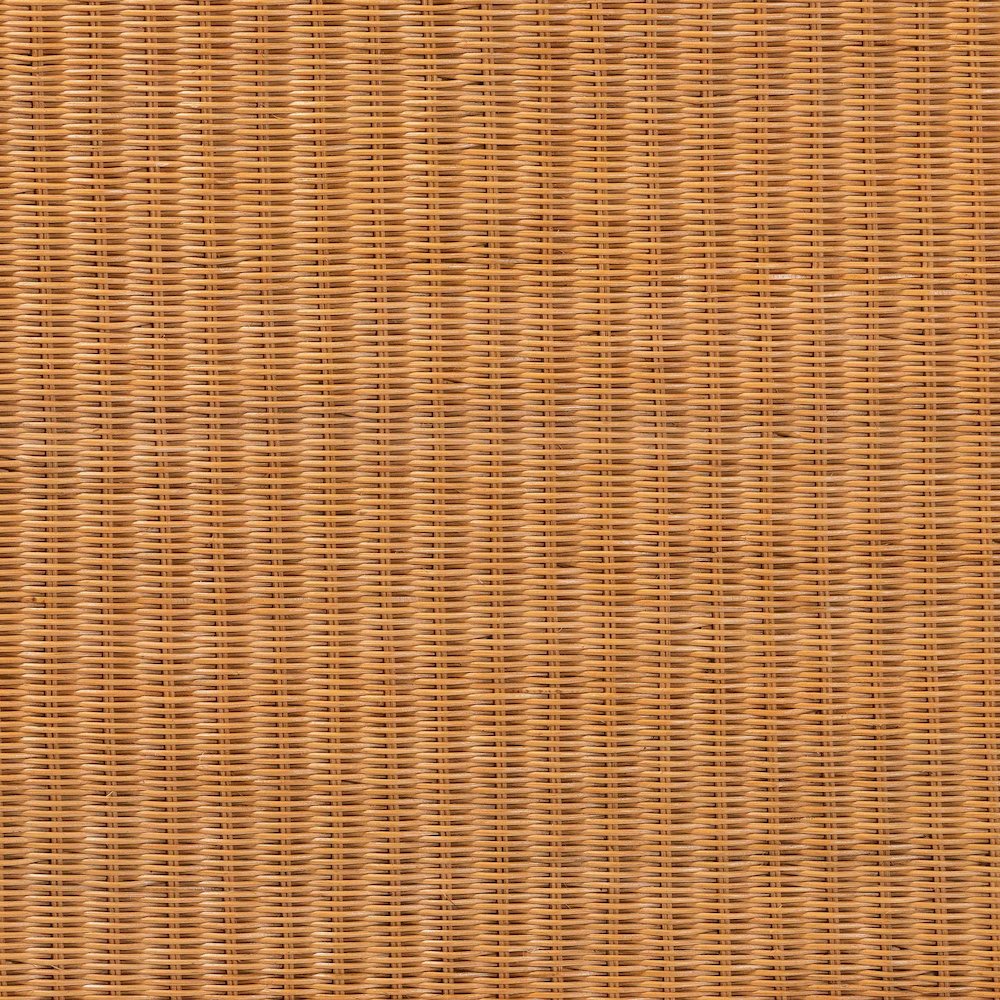 Maritza Bohemian Light Honey Scalloped Rattan Pitrit Queen Standalone Headboard