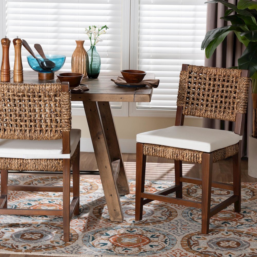 Alise Handwoven Seagrass Dining Chair