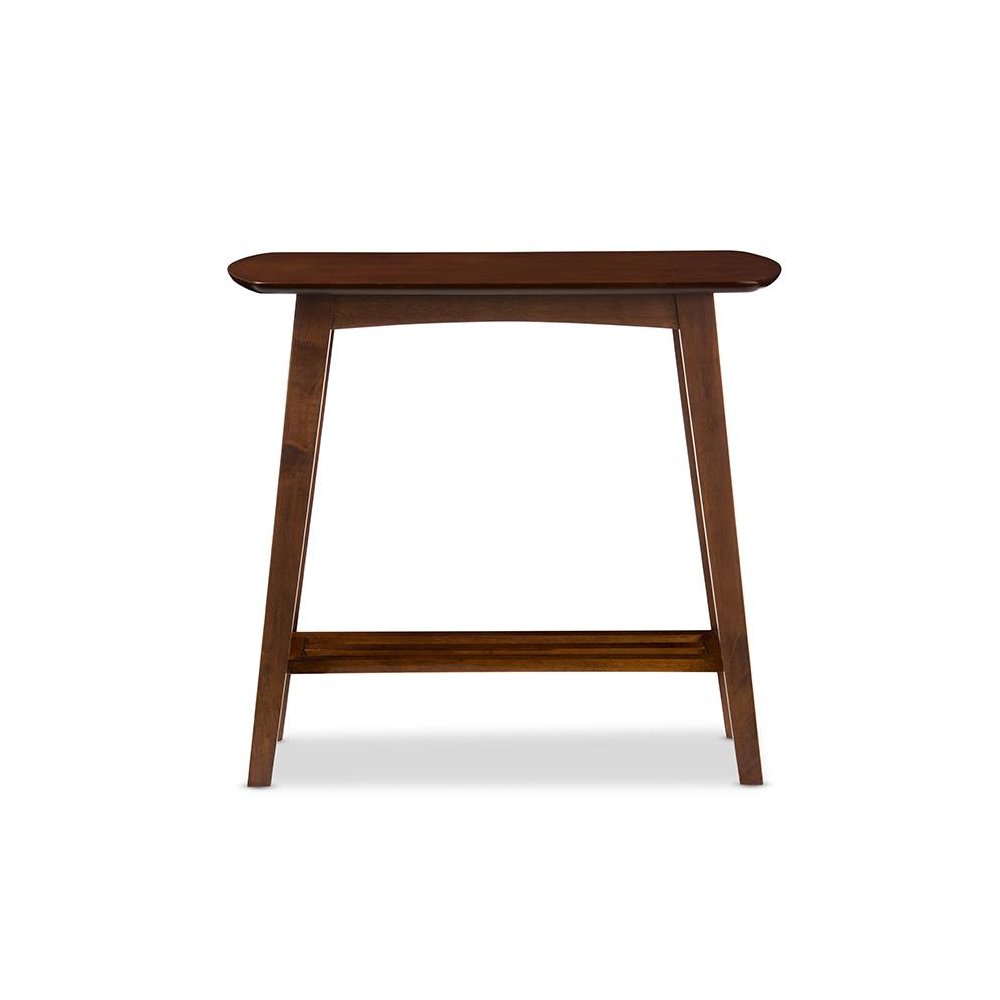 Scandinavian Dark Walnut Console Table "Walnut" Dark Brown