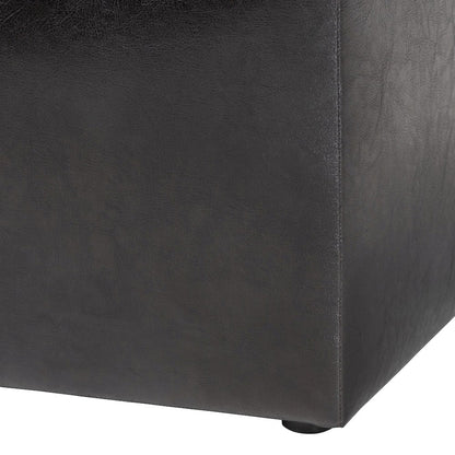 Baxton Studio Sydney Brown Modern Ottoman - Storage Ottoman