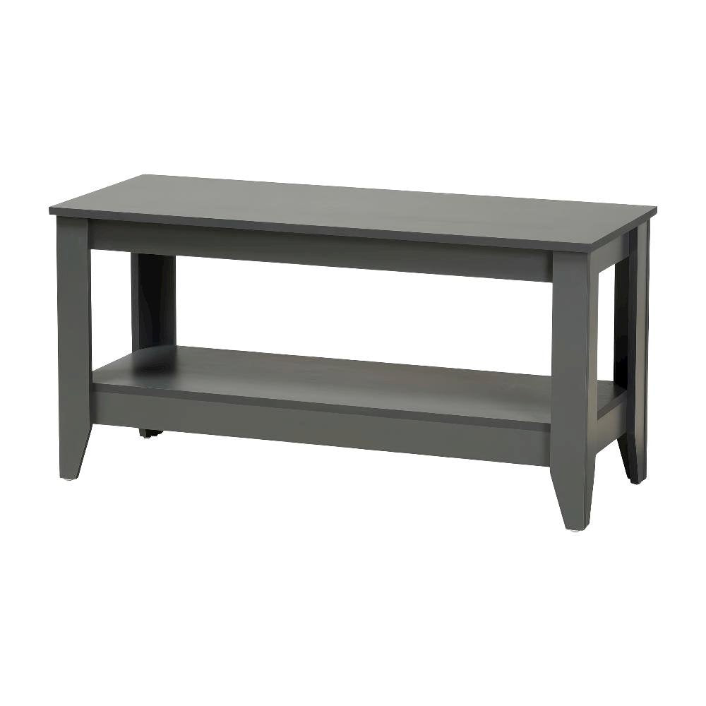 Grey MDF Coffee Table Modern Style with Sturdy Frame and Easy Care