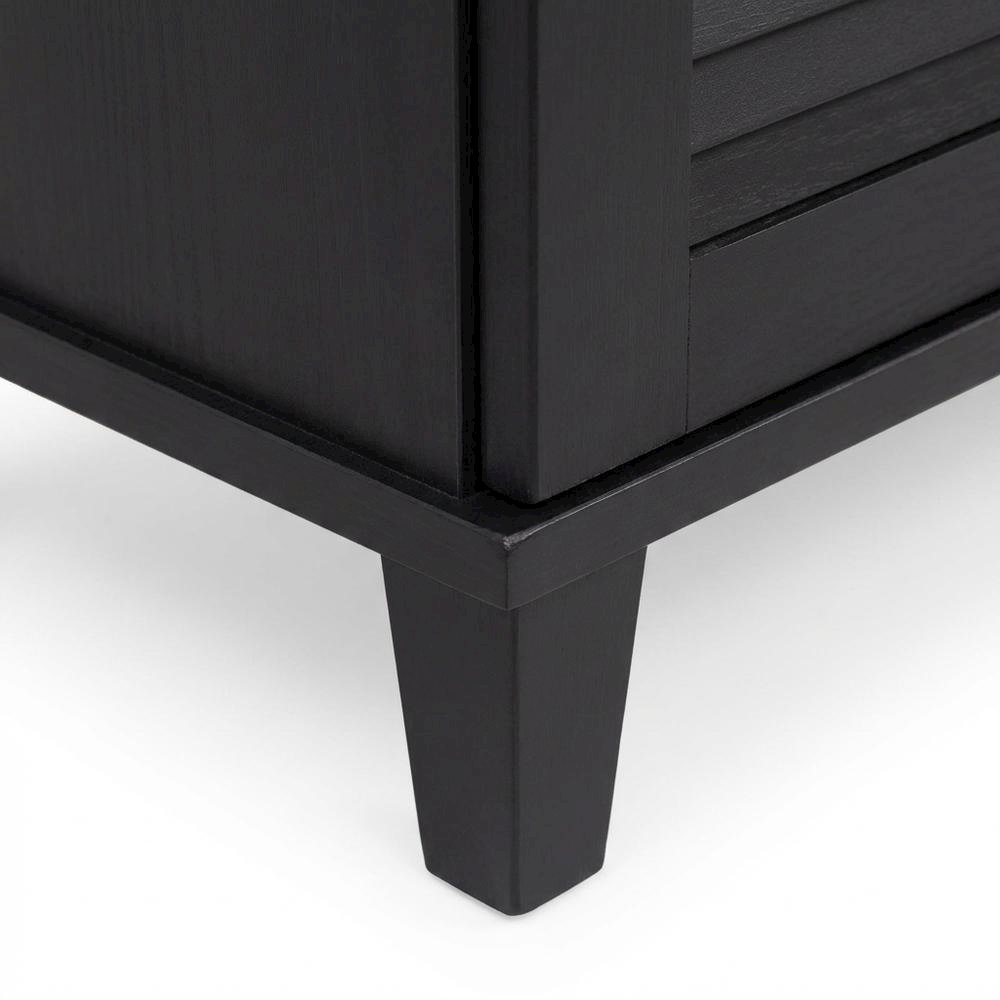 Brown Enclosed Shoe Cabinet, Engineered Wood, Espresso Finish, Entryway