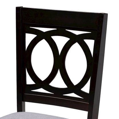Rita Modern Grey and Dark Brown Finished Wood 5-Piece Dining Set
