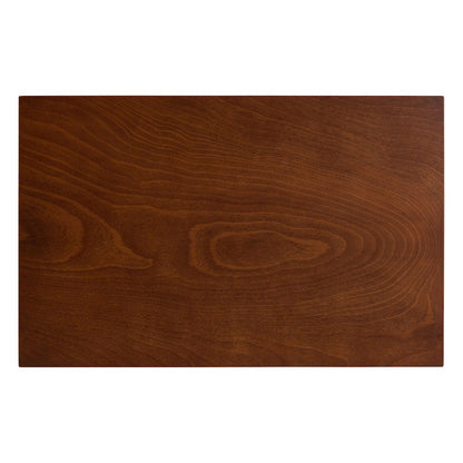 Renaud Modern Grey and Walnut Brown Wood 5-Piece Dining Set