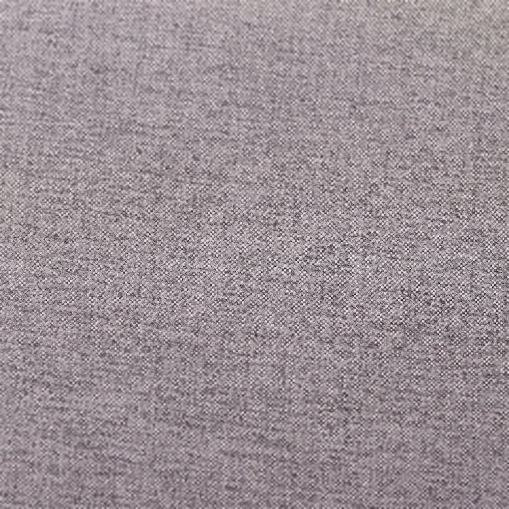 FurniFact Bench with Button-Tufted Fabric-Upholstered Back and Seat, Grey