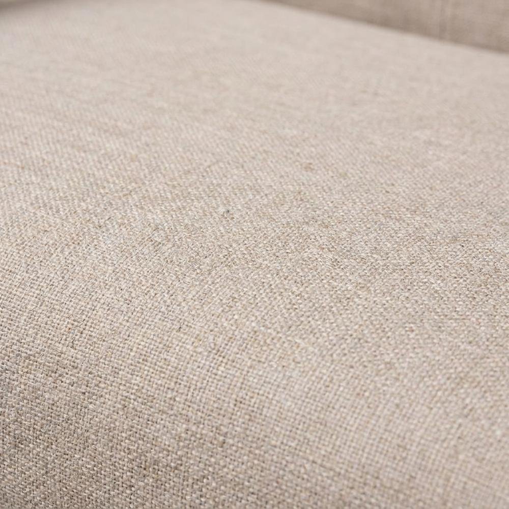 Mid-Century Modern Fabric Tufted Lounge Chair, Accent Chair, Light