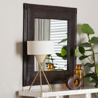 Candela Natural Rattan Wall Mirror