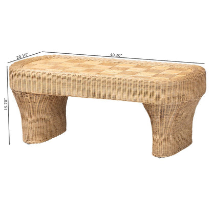 Canika Natural Rattan Coffee Table