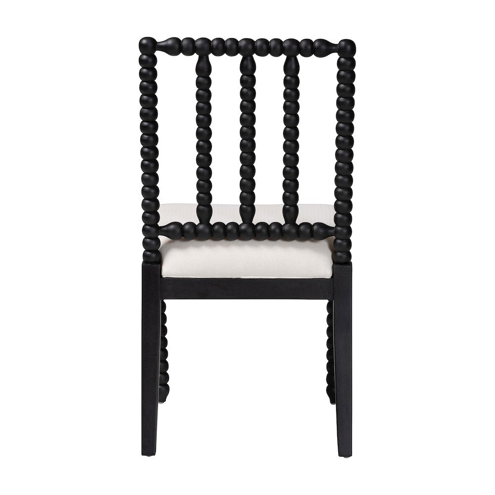 Deya Bobbin Dining Chair, Black