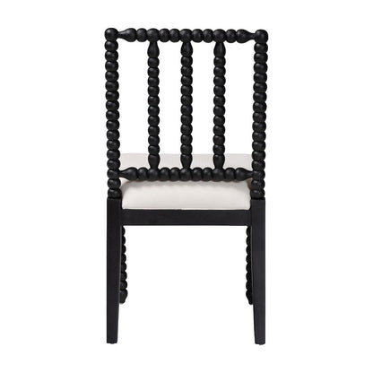 Deya Bobbin Dining Chair, Black