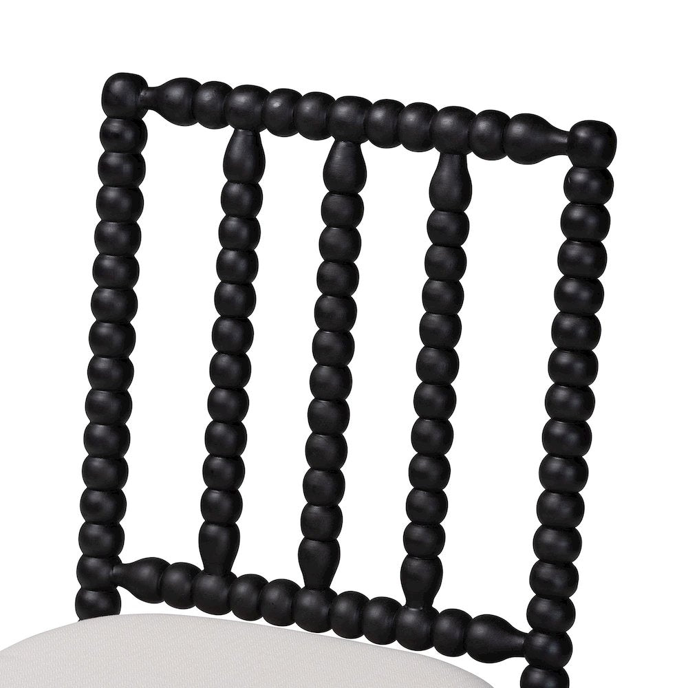 Deya Bobbin Dining Chair, Black