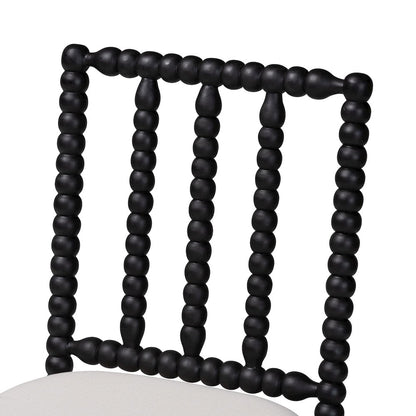 Deya Bobbin Dining Chair, Black
