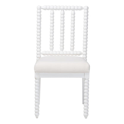 Deya Bobbin Dining Chair, White