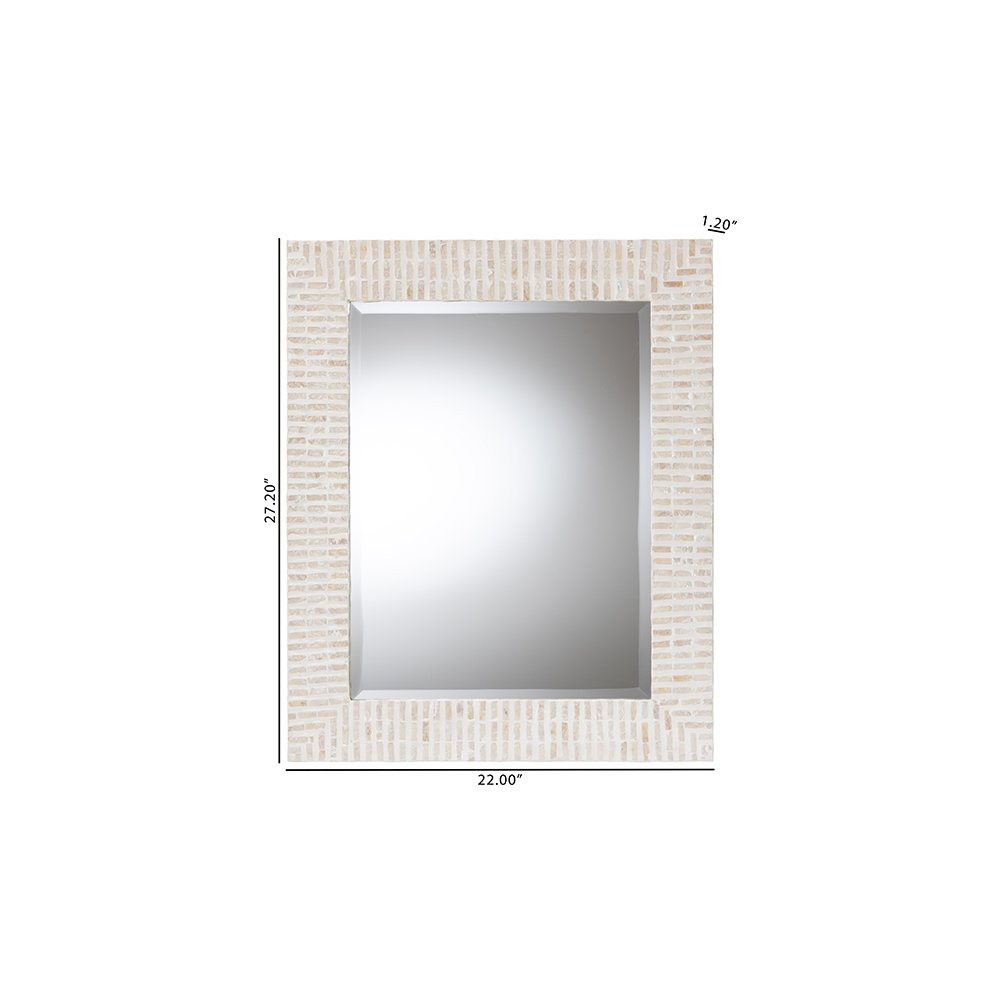 Chalina Capiz Shell Accent Mirror