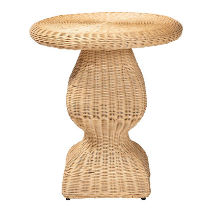 Hideo Natural Rattan End Table