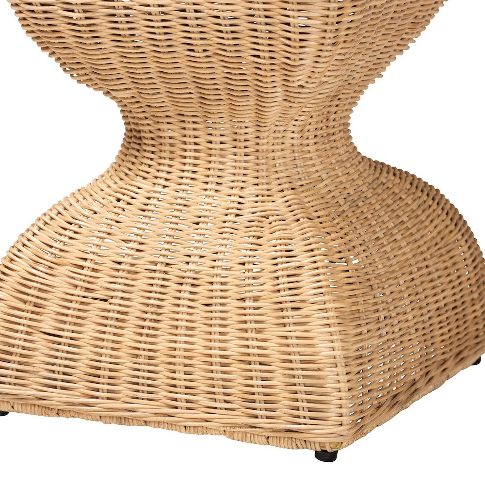 Hideo Natural Rattan End Table
