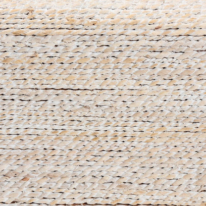 Lejane Woven Seagrass Console Table - Handwoven Wicker Waterfall Accent Table