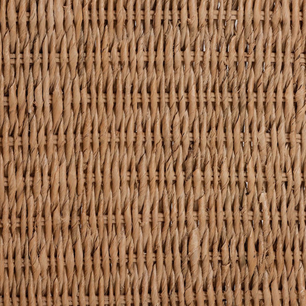 Elvera Woven Seagrass and Mahogany Wood Dining Chair