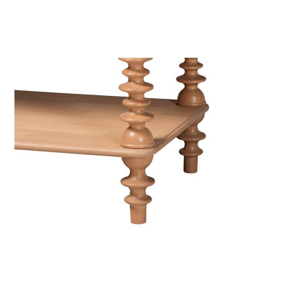 Neviah 1-Drawer Nightstand, Beech Brown