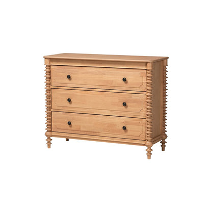 Neviah 3-Drawer Chest, Beech Brown