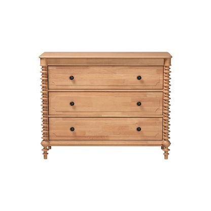 Neviah 3-Drawer Chest, Beech Brown