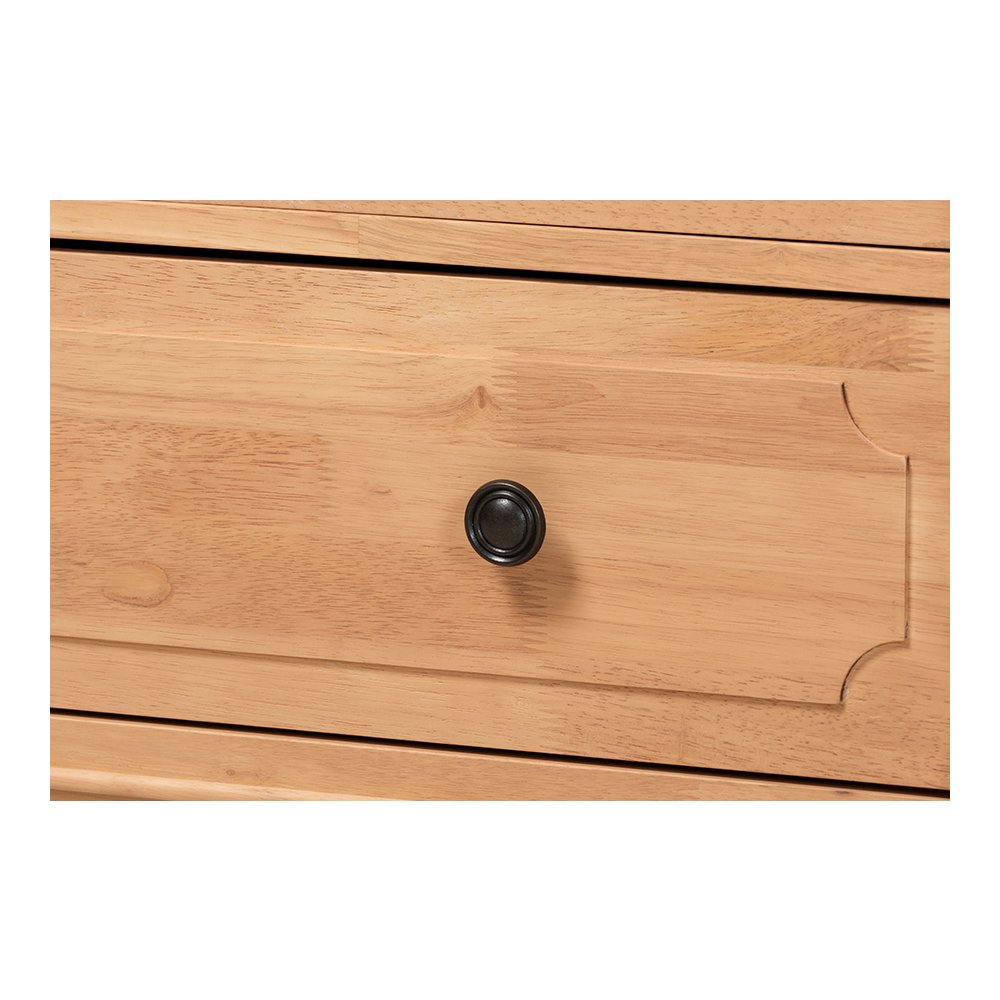 Neviah 3-Drawer Chest, Beech Brown