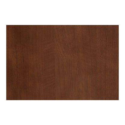 Neviah 2-Drawer Nightstand, Walnut Brown
