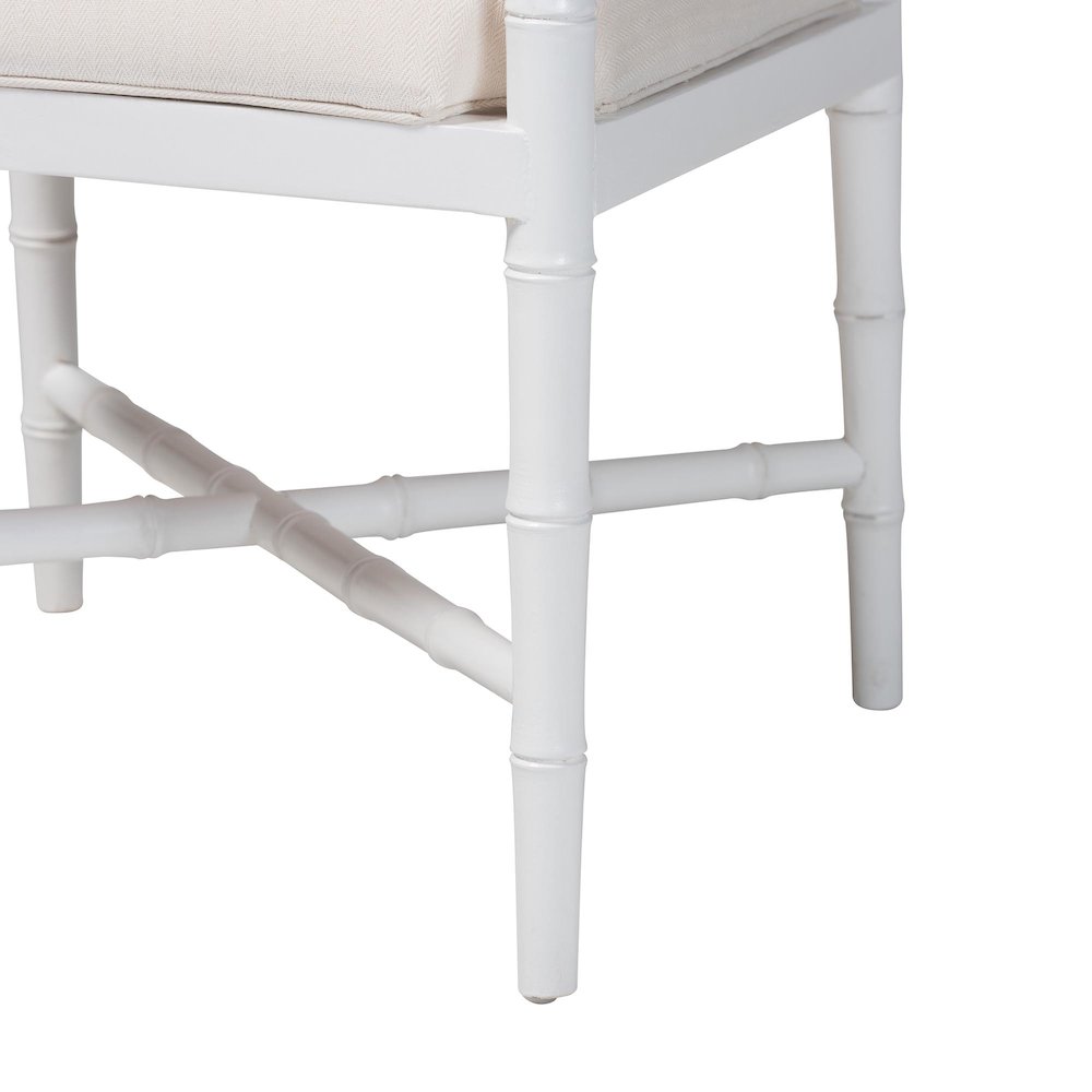 Sergio Wood 2-Piece Dining Chair Set, White