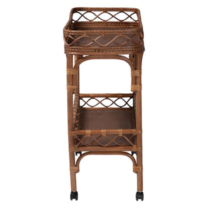 Fumiyo Natural Rattan Kitchen Cart