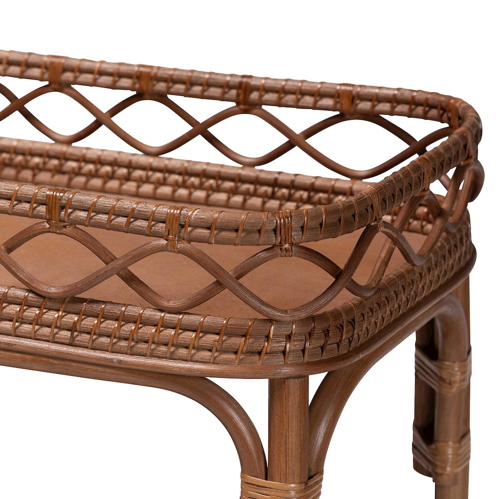 Fumiyo Natural Rattan Kitchen Cart