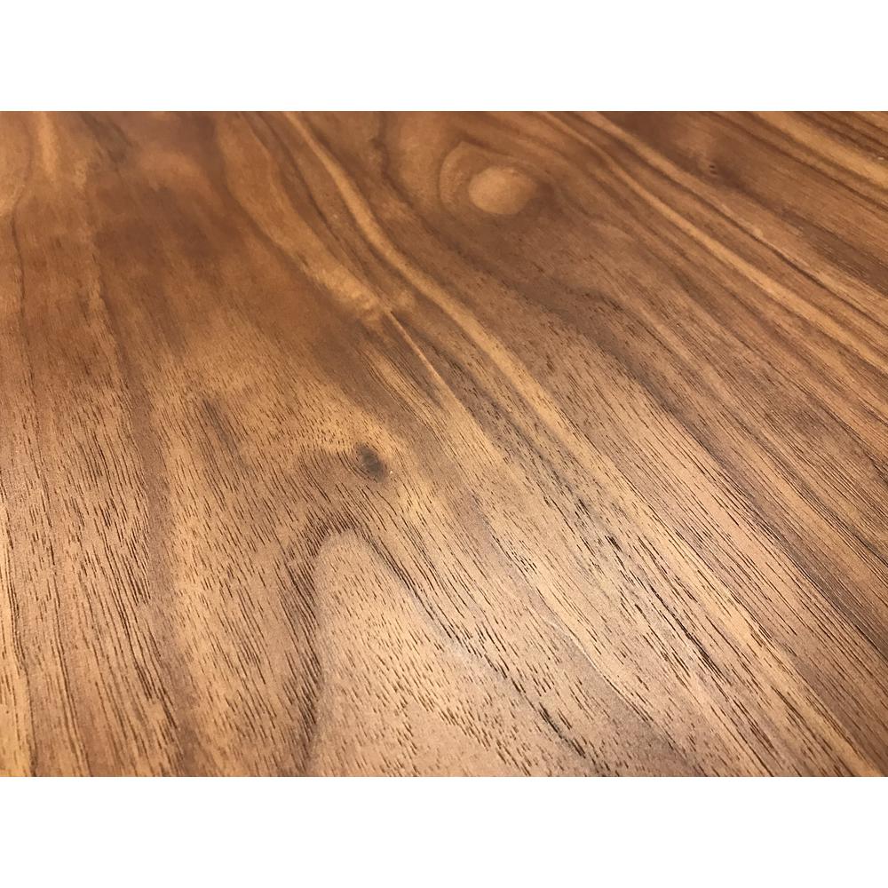 Wallace & Bay Pineda End Table, Walnut Brown