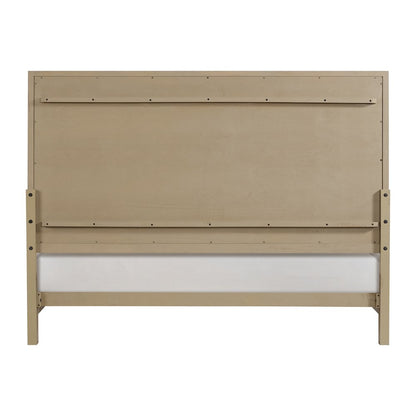 Wallace & Bay Preno King Panel Bed in Caramel and Cocoa