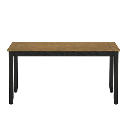 Radiant Earthen Dusk Arlington 6-Piece Dining Table with 4 Chairs and Bench