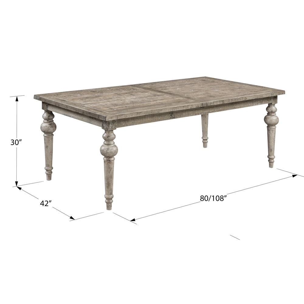 Butterfly Leaf Dining Table with Self-Storing Butterfly Extension Legs