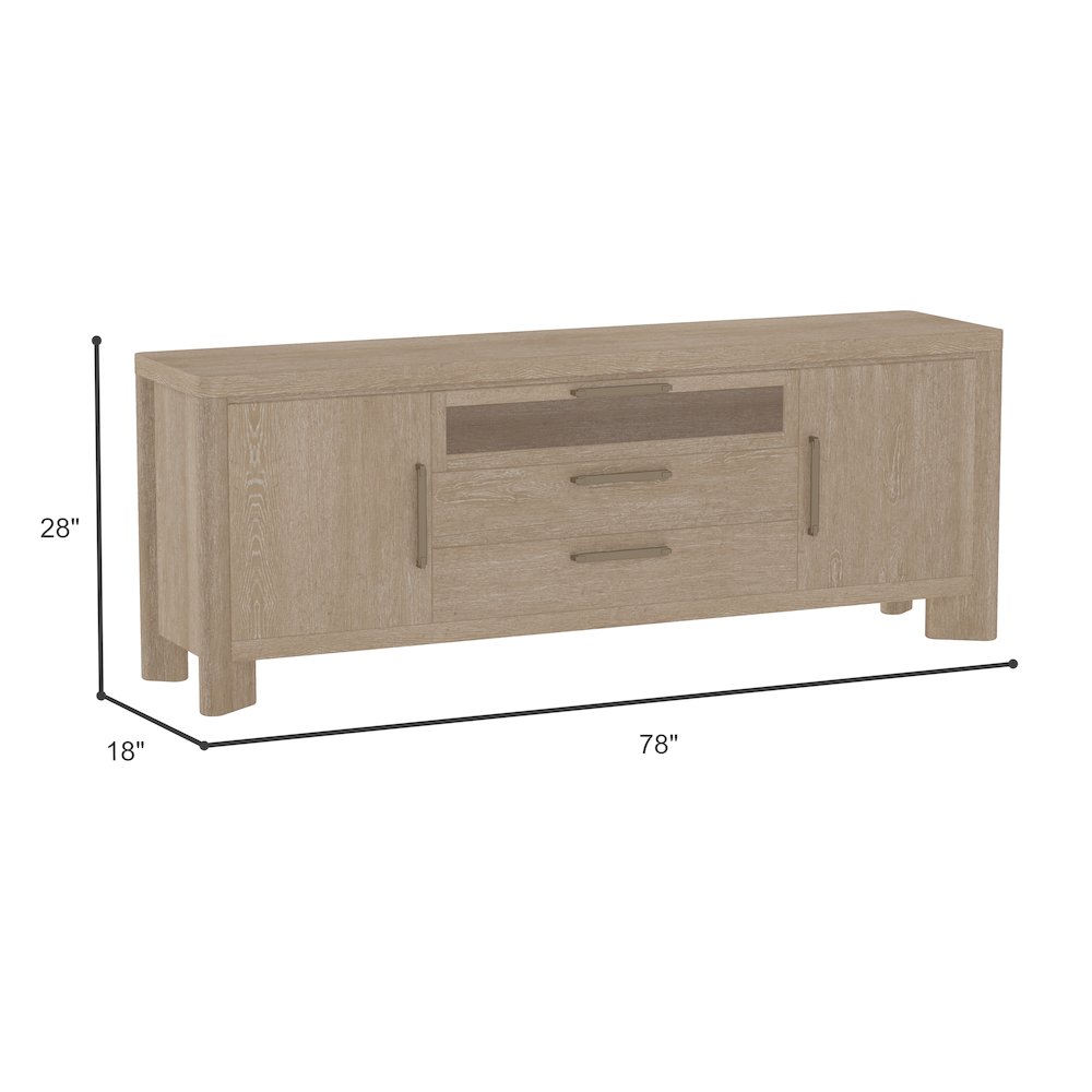 Wallce & Bay Clove Sand Dune Entertainment Console