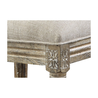 Wallace & Bay Ludin Sandstone Buff Upholstered Dining Chairs, Set of 2
