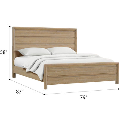 Wallce & Bay Clove Sand Dune King Panel Bed