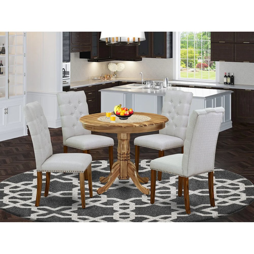 Dining Room Set Natural, ANEL5-ANA-05