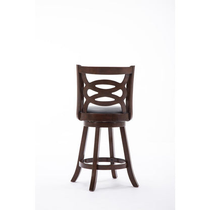 Seina Swivel Counter Stool - Cappuccino