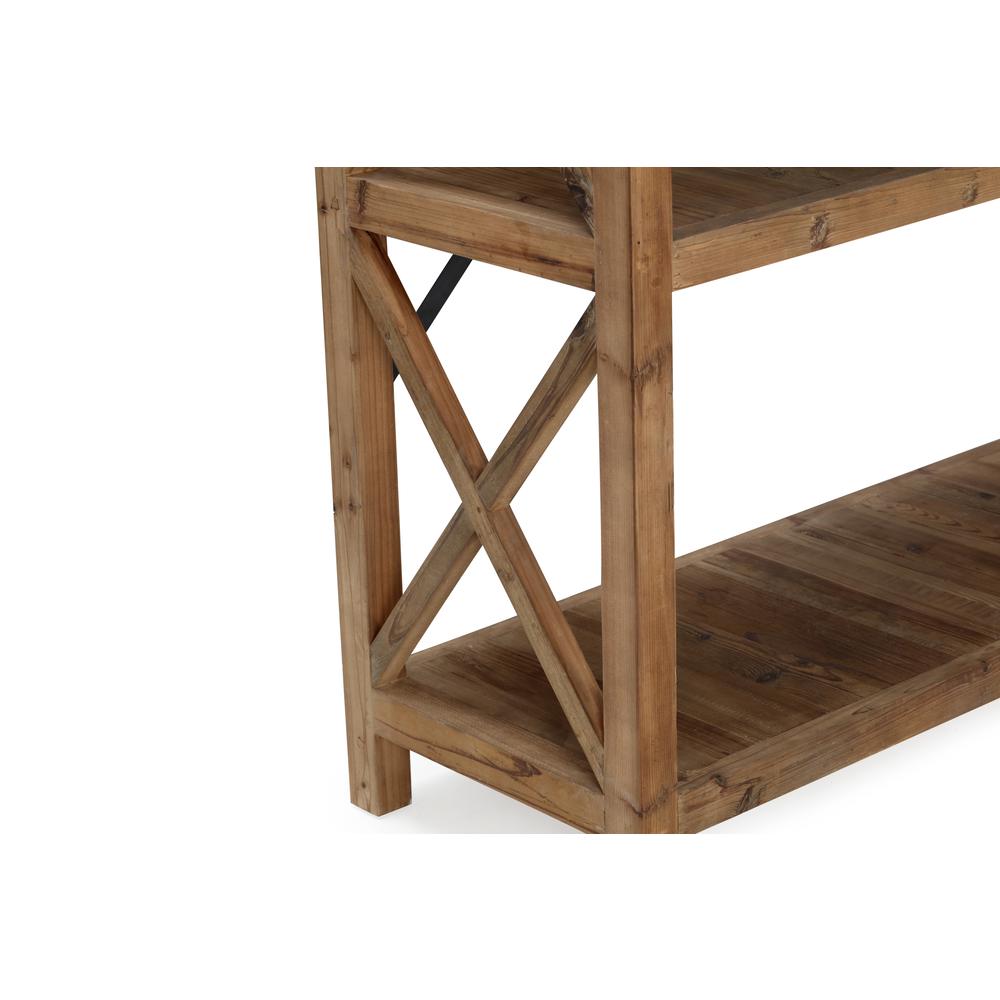 Elinor Bookcase - Natural/Black Finish