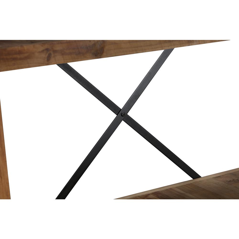 Elinor Bookcase - Natural/Black Finish