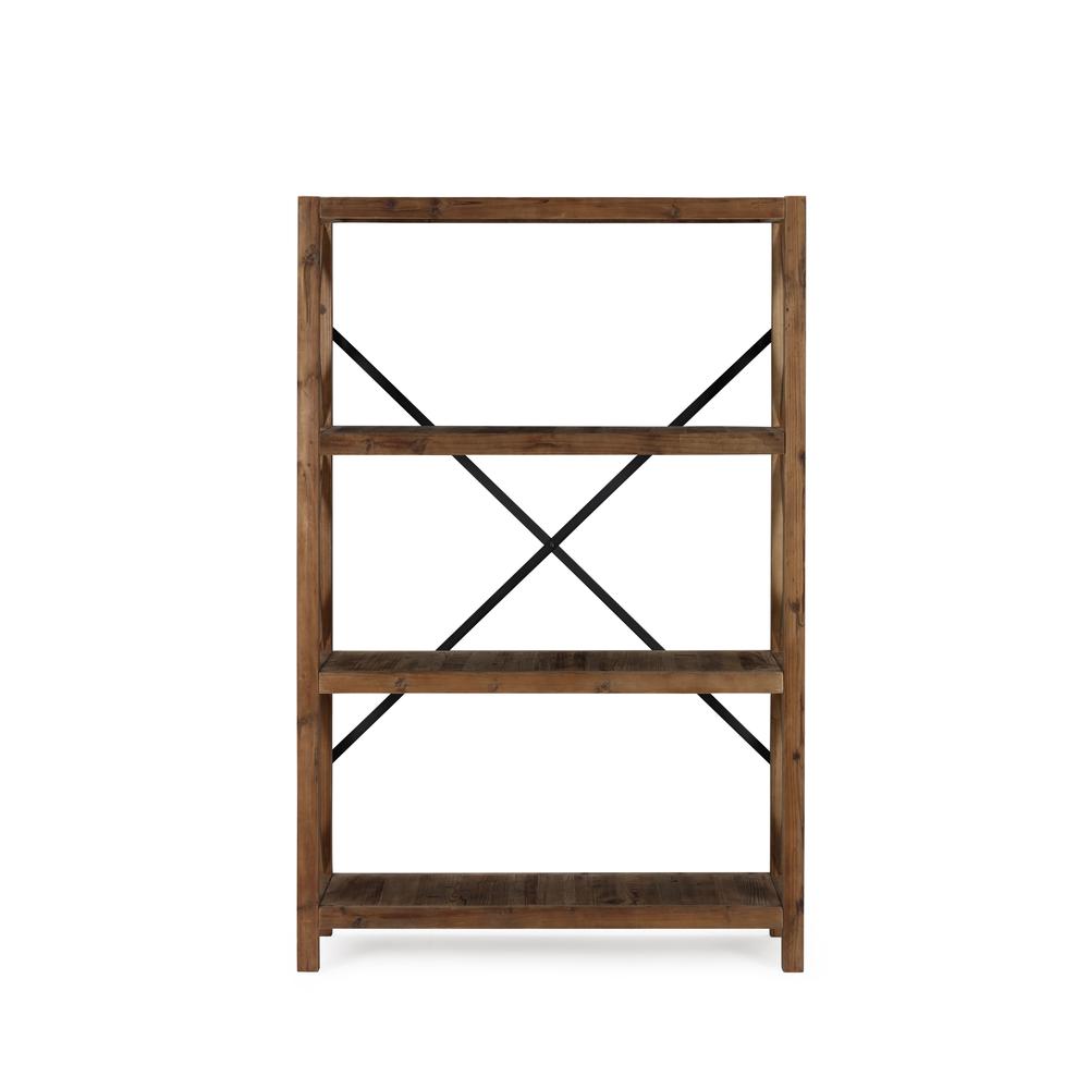Elinor Bookcase - Natural/Black Finish