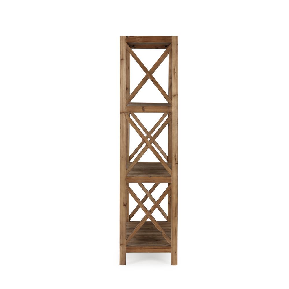 Elinor Bookcase - Natural/Black Finish