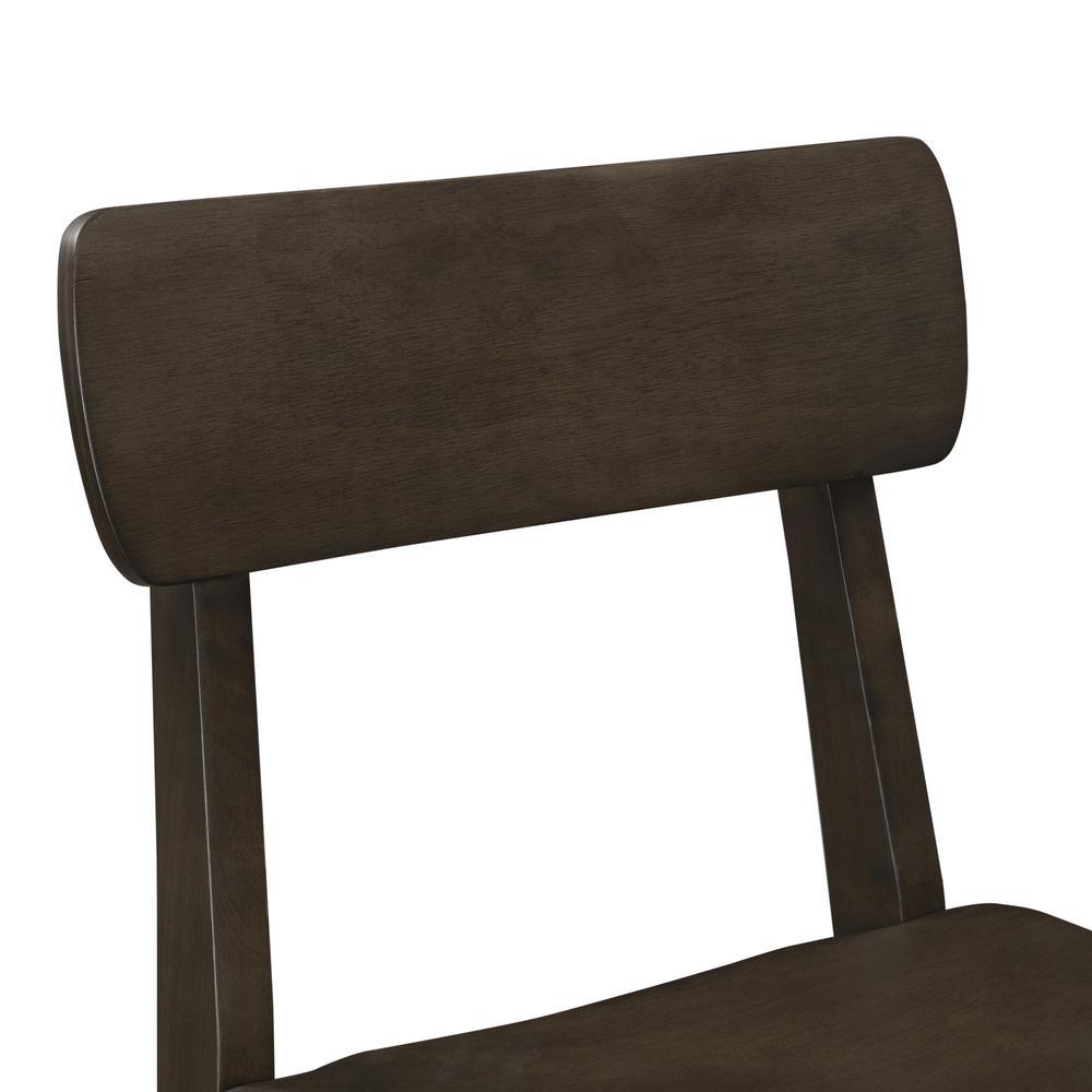 Torino 24" Wood Counter Stool - Carbonite Finish
