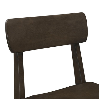 Torino 24" Wood Counter Stool - Carbonite Finish