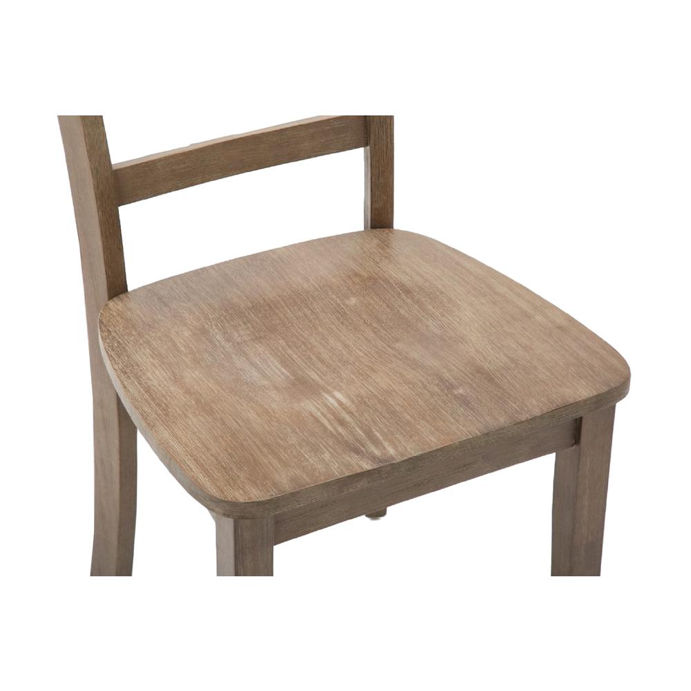 Boulder Dining Chairs, Set of 2 - Barnwood Wire-Brush